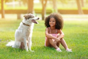 children dog mental health