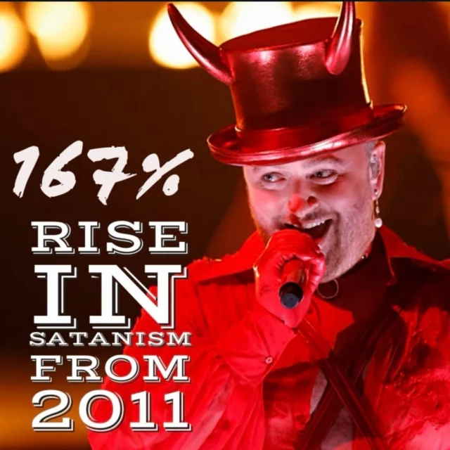 According to a census done from 2011-2021 the number of devil worshippers in the UK rapidly rose.

Imagine what the statistic is now and in the USA? How is #hollywood promoting #satanism? Let us know your thoughts!!!⬇️

Tune in to all of our interviews on exposing Hollywood! Link in bio!
Link in bio.